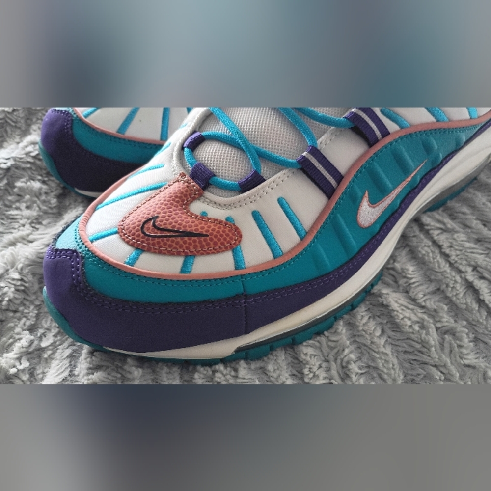 Nike AIRMAX 98. CHARLOTTE HORNETS EDITION - Picture 7 of 11